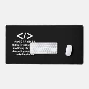 Programmierer Coding Entwickler Programmierer Schreibtischunterlage