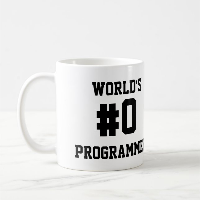 PROGRAMMIERER DAS #0 DER WELT KAFFEETASSE (Links)