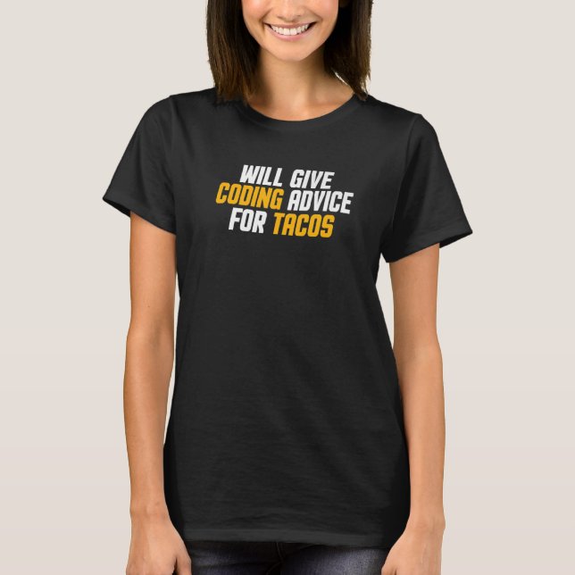 Programmierer-Entwickler geben Coding-Ratschläge f T-Shirt (Vorderseite)