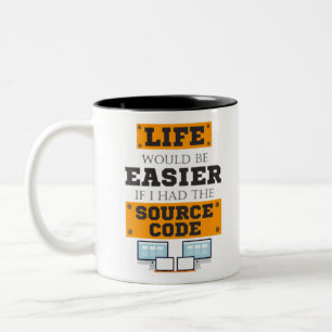 Programmierer-Entwickler-Informatiker Geschenk-NhS Zweifarbige Tasse
