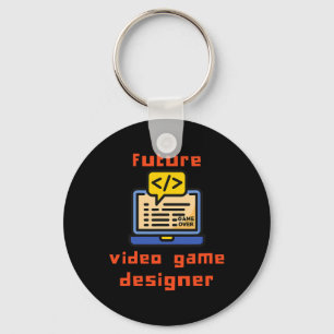 Programmierer für das zukünftige Videospiel-Design Schlüsselanhänger