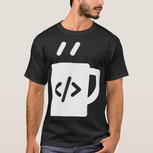 Programmierer für JavaScript-Code-Kaffee T-Shirt (Vorderseite)