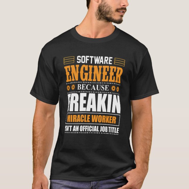 Programmierer für Software-Engineer 5 T-Shirt (Vorderseite)