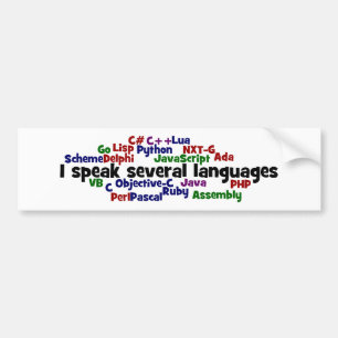 Programmierer haben mehrfache autoaufkleber