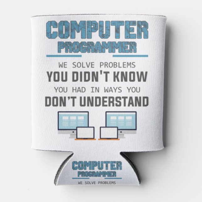 Programmierer-Informatiker Geschenk-IXe3i Dosenkühler (Vorderseite)