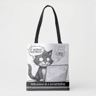Programmierer-Katzen-Humor-Debugging-ist-eine-Kata Tasche