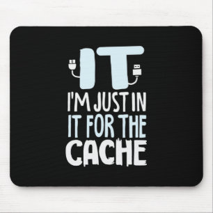 Programmierer nur in IT für den Cache Mousepad