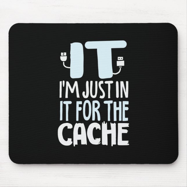 Programmierer nur in IT für den Cache Mousepad (Vorne)