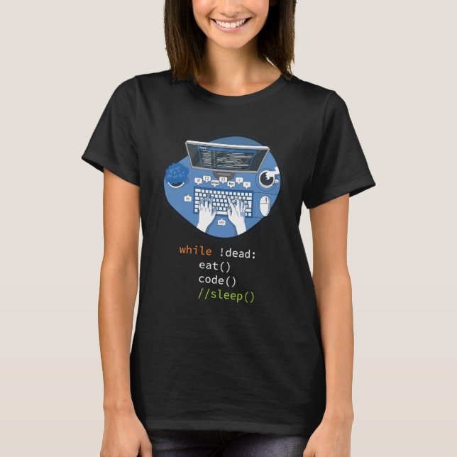 Programmierer PC-Programmierer T-Shirt (Vorderseite)
