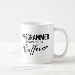 Programmierer-Power durch Koffeinkaffee-Tasse Kaffeetasse