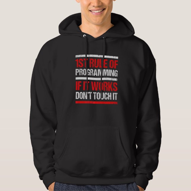 Programmierer Programmieren Software-Entwickler Hoodie (Vorderseite)