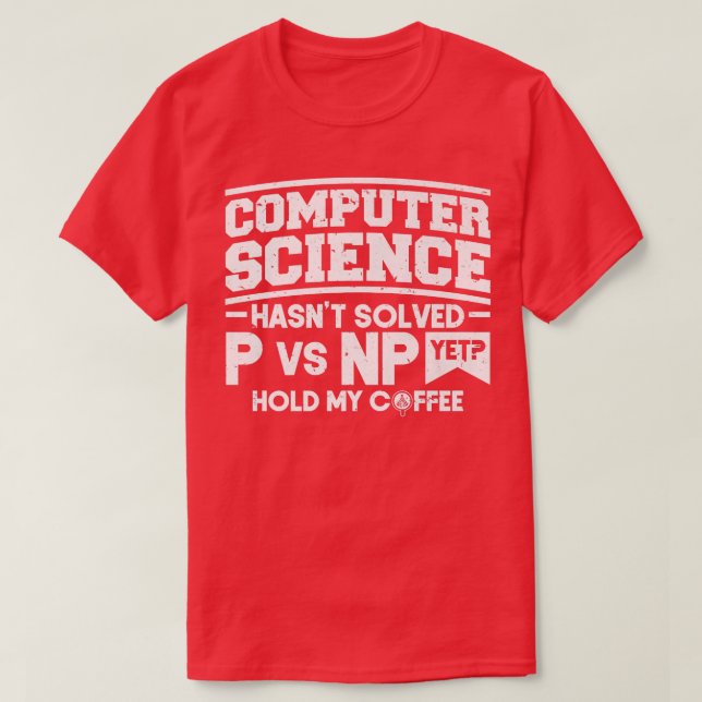 Programmierer-Programmierung der Computerwissensch T-Shirt (Design vorne)