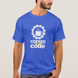 Programmierer-T - Shirt: Kaffee und Code T-Shirt