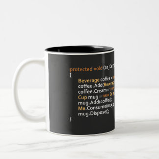 Programmierer-Tasse Zweifarbige Tasse