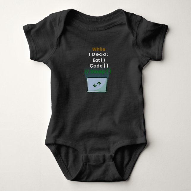 Programmierer und Entwickler Baby Strampler (Vorderseite)