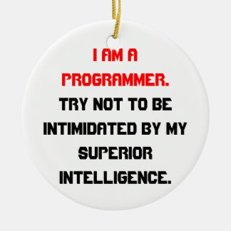 Programmierer-Verzierung Keramik Ornament