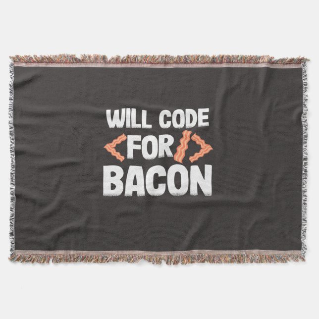 Programmierer wird Code für Bacon Decke (Vorderseite)