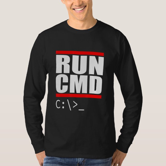 Programmiersoftware Code Informatiker T-Shirt (Vorderseite)