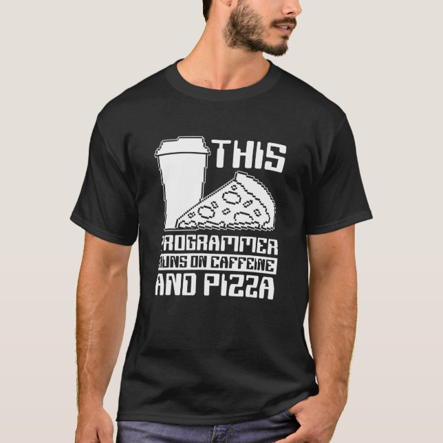Programmiersoftware-Engineer Pizza P T-Shirt (Vorderseite)