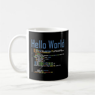 Programmiersprache "Hello World Computer Engineeri Kaffeetasse