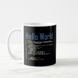 Programmiersprache "Hello World Computer Engineeri Kaffeetasse