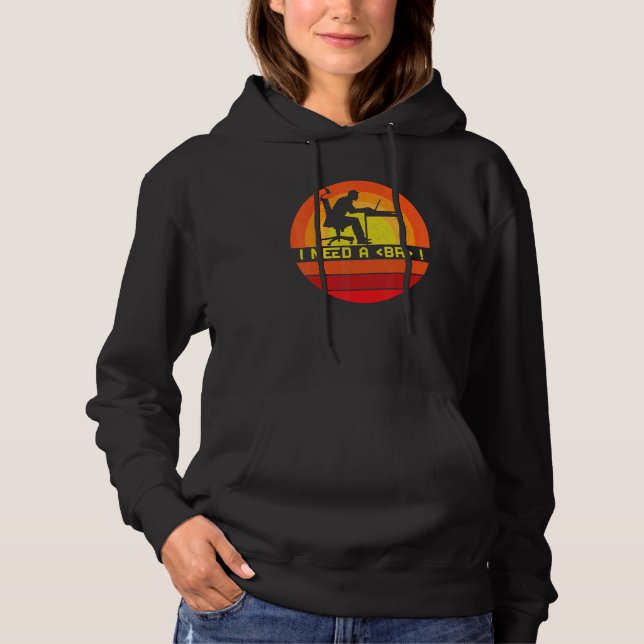 Programmierung Brauchen Pause Syntax Programmierer Hoodie (Vorderseite)