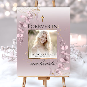 Programmkarte für die Blumenserbie Poster