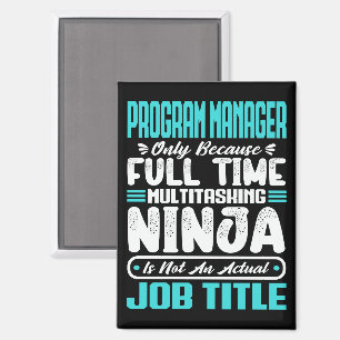Programmleiter Job Titel Professionelle Fähigkeite Magnet