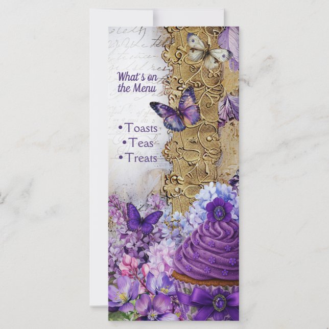 ProgrammMenu Karte Party & Dessert Brunch Beilage (Vorderseite)