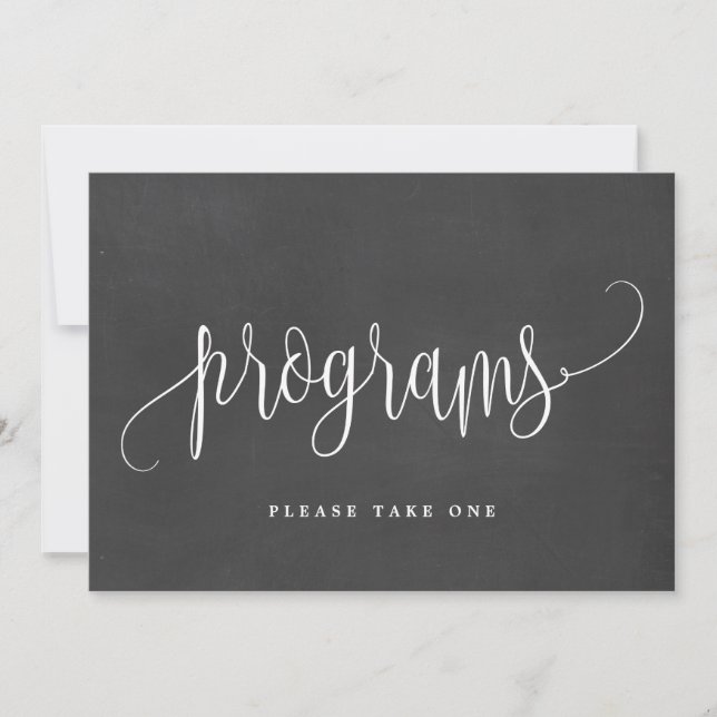 Programmzeichen - Schöne Kalligrafie (Vorderseite)