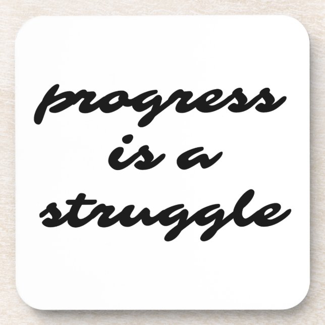 Progrès Dessous de verre en plastique dur (Devant)