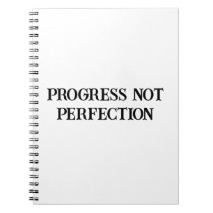 Progress Not Perfection Daily Journal für Männer Notizblock