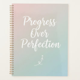Progress Over Perfection – Minimal Motivational Qu Planer