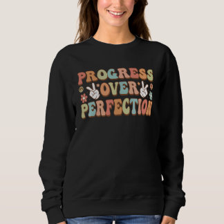 Progress over Perfection Retro Sweatshirt