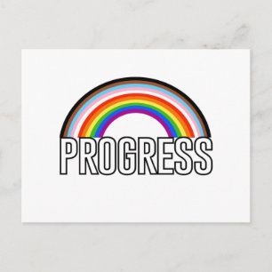 Progress Pride Arc Postkarte