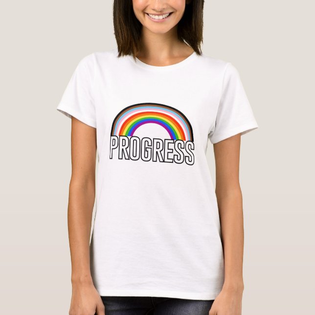 Progress Pride Arc T-Shirt (Vorderseite)