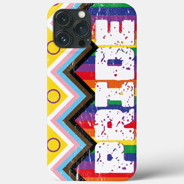 Progress Pride LGBTQ Case-Mate iPhone Hülle (Rückseite)