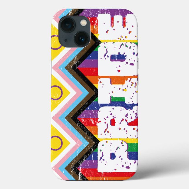 Progress Pride LGBTQ Case-Mate iPhone Hülle (Rückseite)