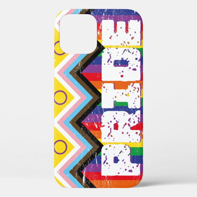 Progress Pride LGBTQ Case-Mate iPhone Hülle (Rückseite)