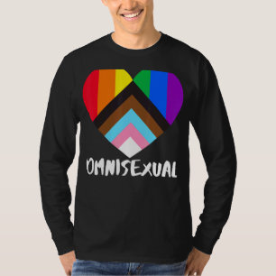 Progress Pride Rainbow Flag Inklusivität Herzstück T-Shirt
