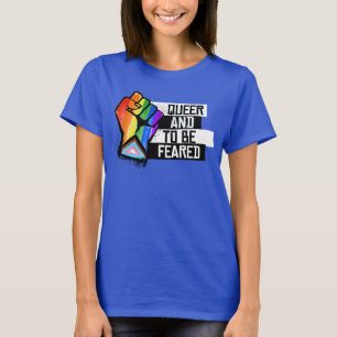 Progress Pride : T-shirt queer et à craindre
