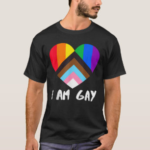 Progress Prilag Herzinklusivität Ich bin Gay T S T-Shirt