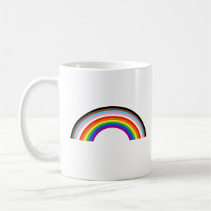 Progress Priped Rainbow Arch Kaffeetasse