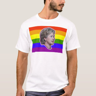 Progressist Hillary Clinto 2016 LGBT Demokrat T-Shirt