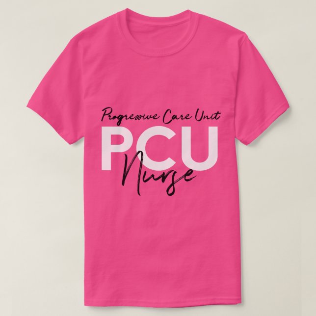 Progressive Betreuung Einheit PCU Krankenversicher T-Shirt (Design vorne)