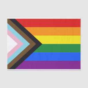 Progressive Flagge Seidenpapier