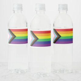 Progressive LGBTQIA-Flagge