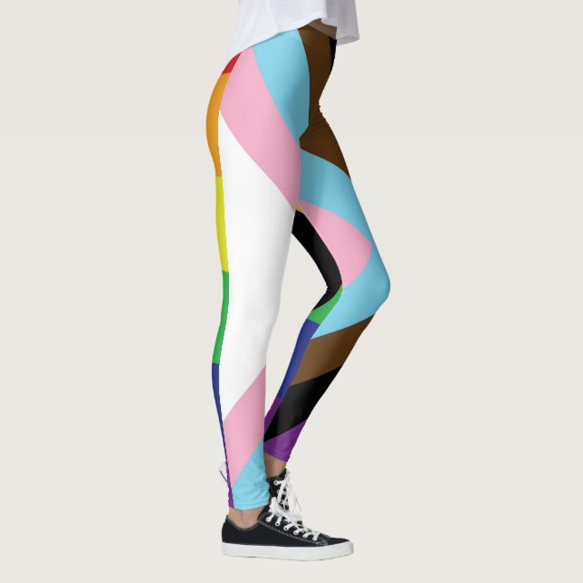 Progressive LGBTQIA-Flagge Leggings (Rechts)