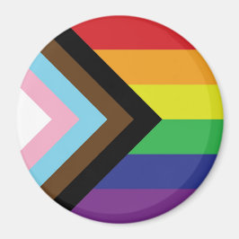 Progressive LGBTQIA-Flagge Magnet