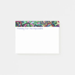 Progressive, moderne Abstrakte Thematik Vivid Post-it Klebezettel